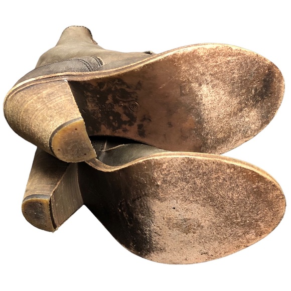 AllSaints Aster Leather Peep toe Booties 38 - Picture 7 of 8